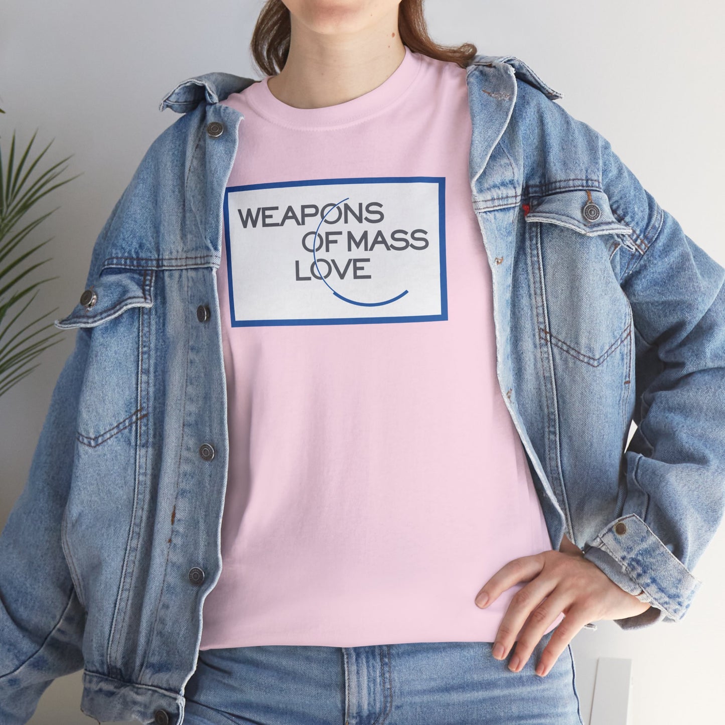 WEAPONS OF MASS LOVE Unisex Heavy Cotton Tee
