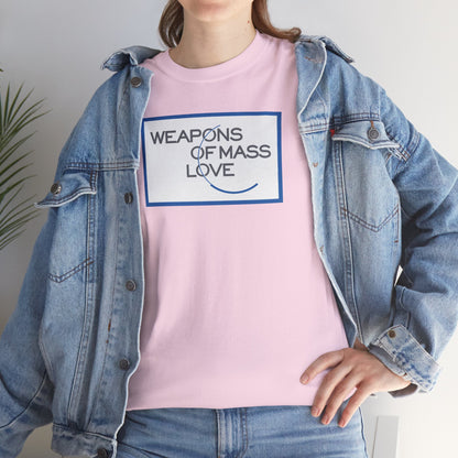 WEAPONS OF MASS LOVE Unisex Heavy Cotton Tee