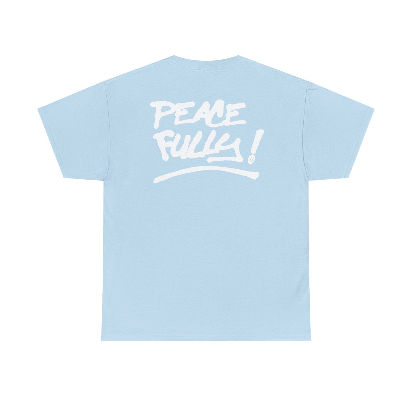 PEACEFULLY! Unisex Heavy Cotton Tee