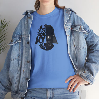 HELLO DARKSIDE MY OLD FRIEND Unisex Heavy Cotton Tee