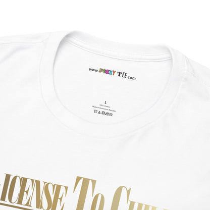 LICENSE TO CHILL 00Zzz Unisex Heavy Cotton Tee