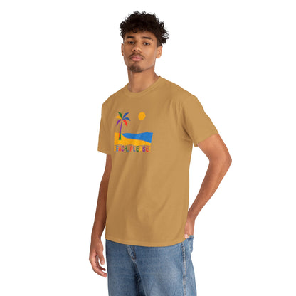 BEACH, PLEASE! Unisex Heavy Cotton Tee