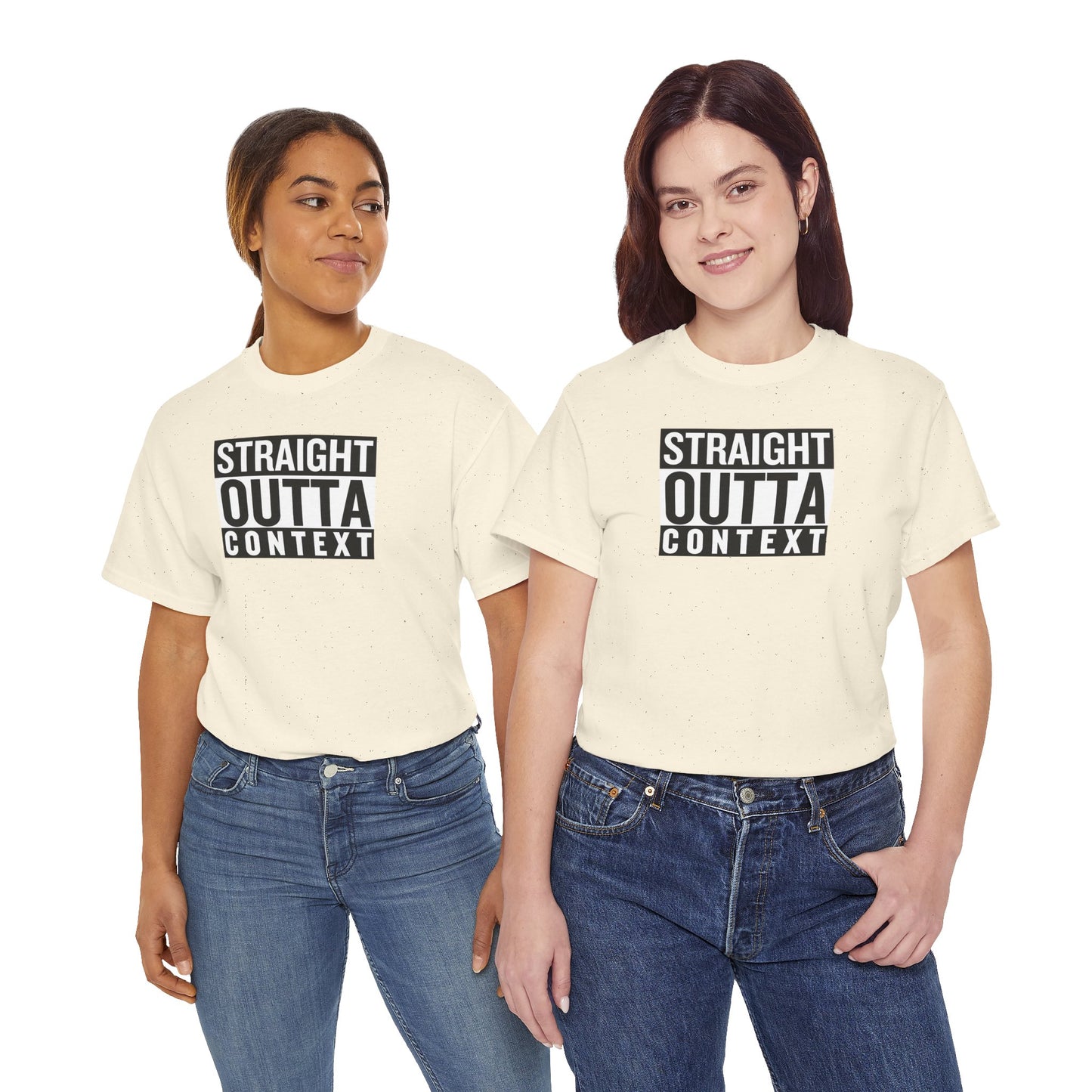 STRAIGHT OUTTA CONTEXT Unisex Heavy Cotton Tee