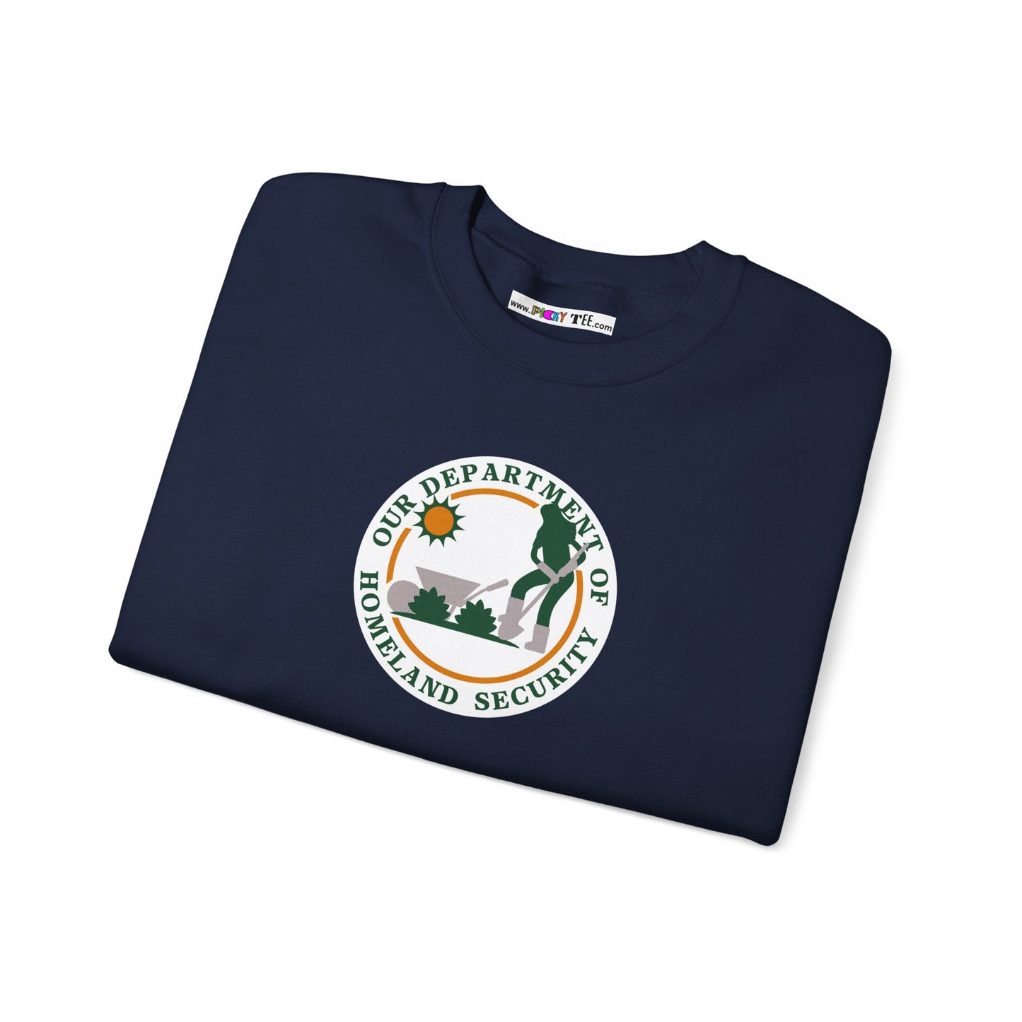 HOMELAND SECURITY (OUR DEPARTMENT OF)  Unisex Heavy Cotton Sweatshirt