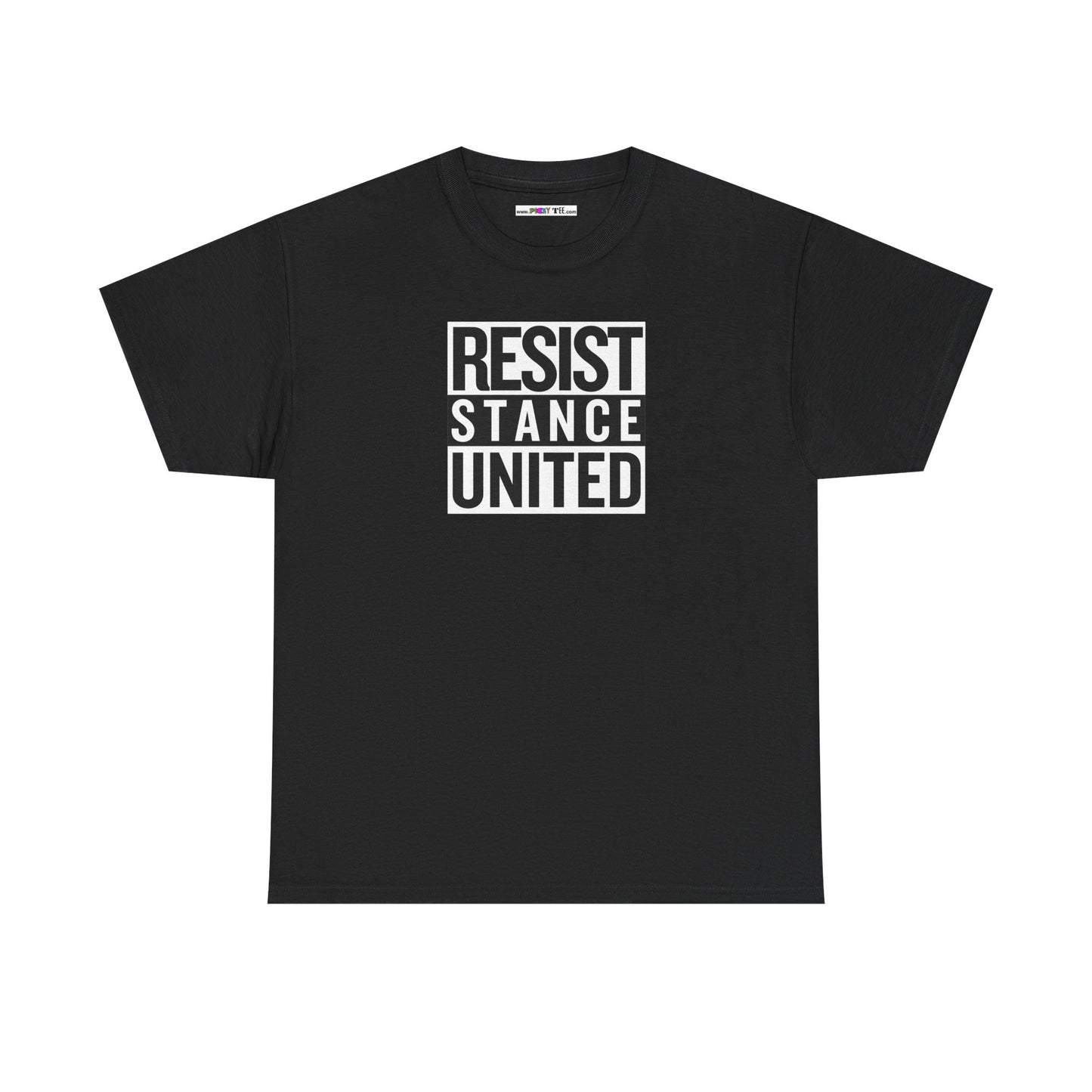 RESIST STANCE UNITED Unisex Heavy Cotton Tee