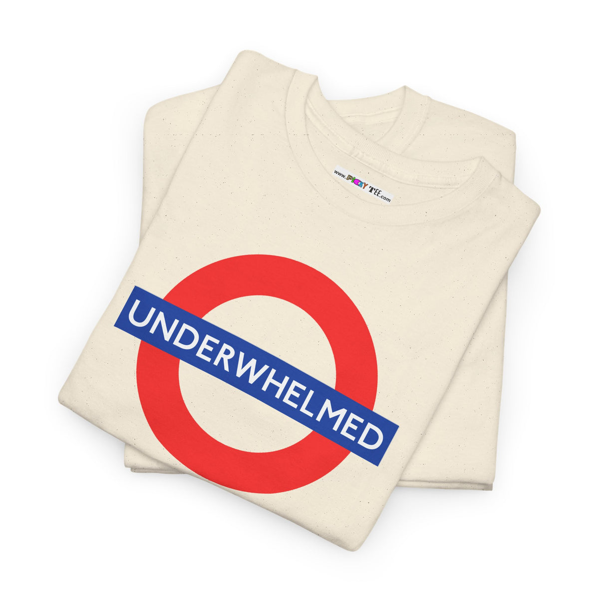 UNDERWHELMED Unisex Heavy Cotton Tee
