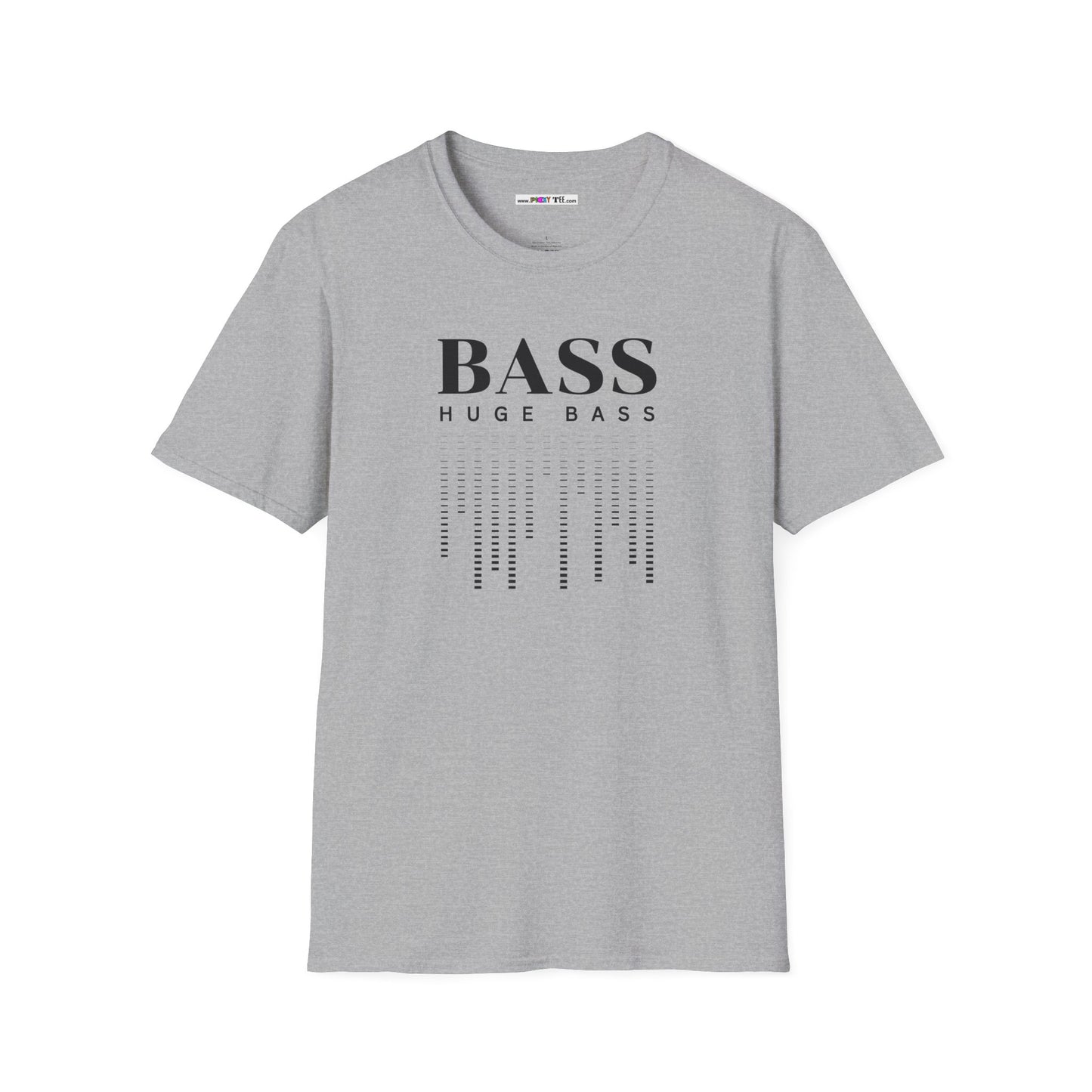 BASS HUGE BASS Unisex Softstyle 100% Cotton T-Shirt