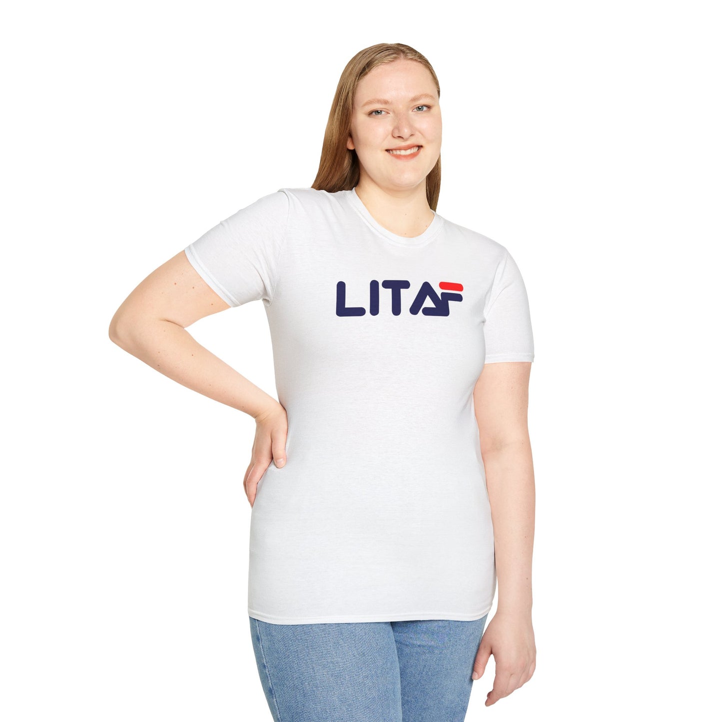 LIT AF Unisex Softstyle 100% Cotton T-Shirt