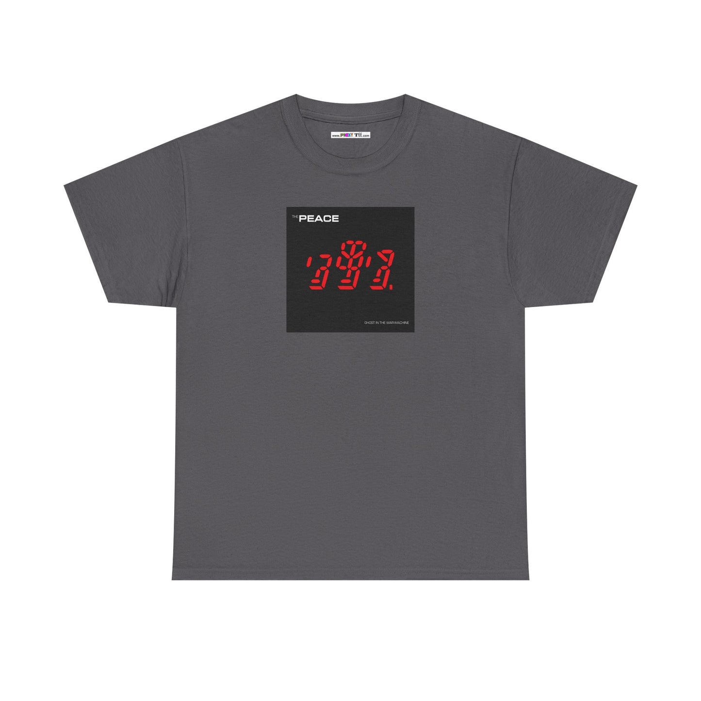 the PEACE ghost in the war-machine Unisex Heavy Cotton Tee