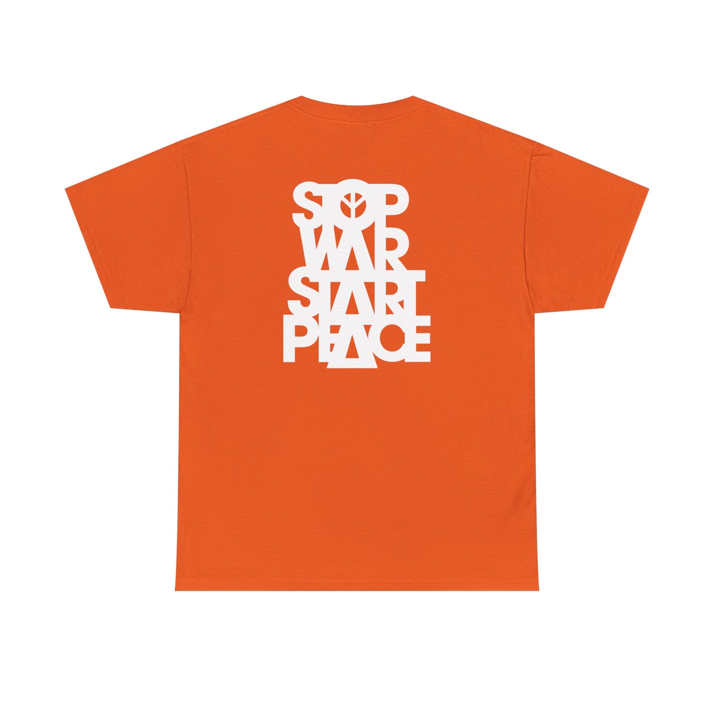 STOP WAR START PEACE Unisex Heavy Cotton Tee