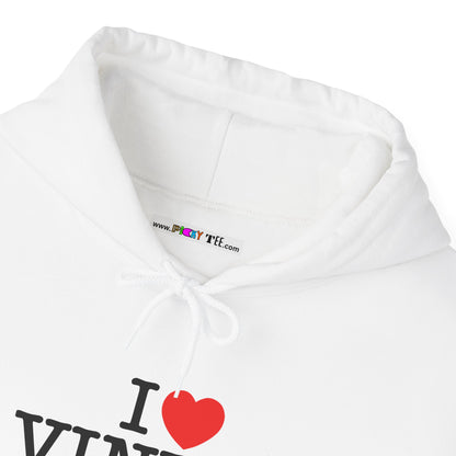 I ❤️ VINYL Unisex Heavy Blend™ Hooded Sweatshirt