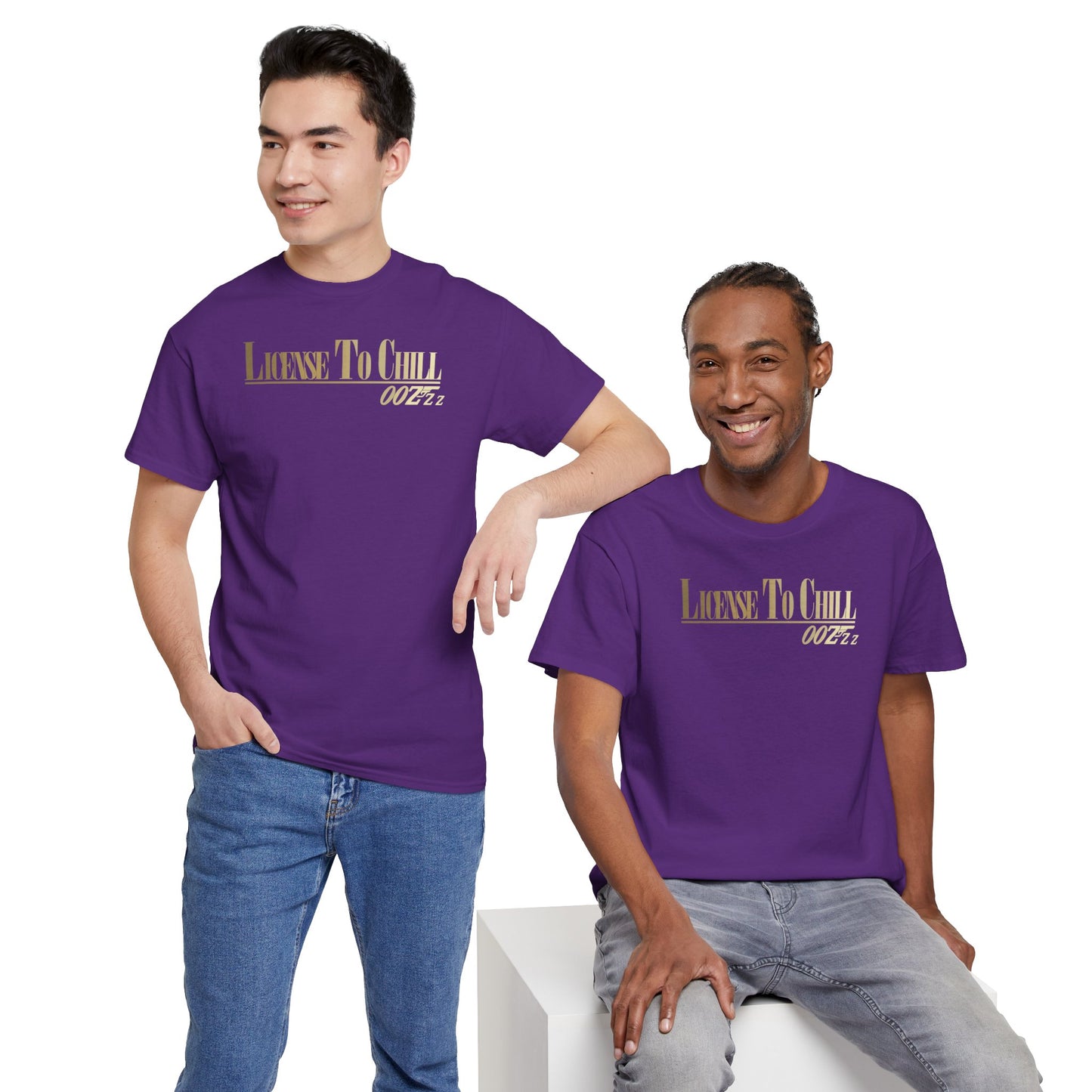 LICENSE TO CHILL 00Zzz Unisex Heavy Cotton Tee