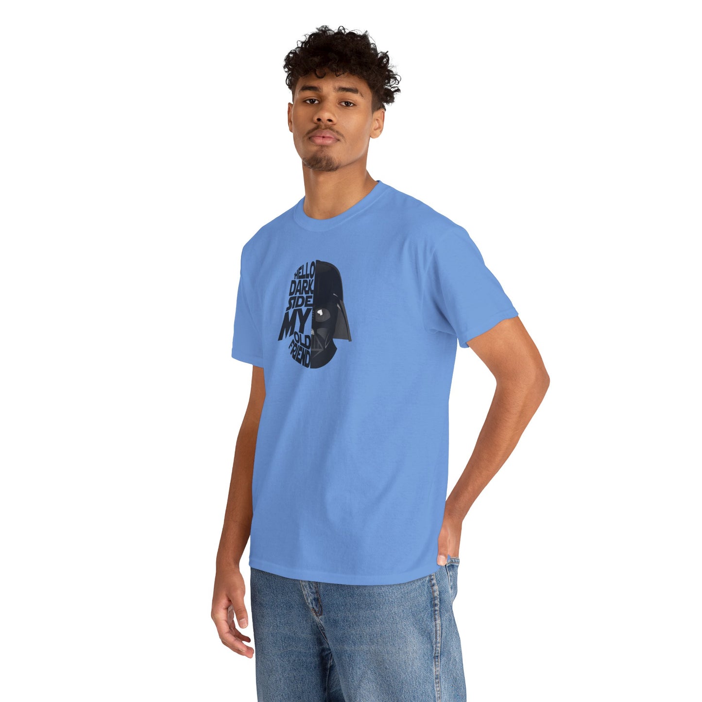 HELLO DARKSIDE MY OLD FRIEND Unisex Heavy Cotton Tee