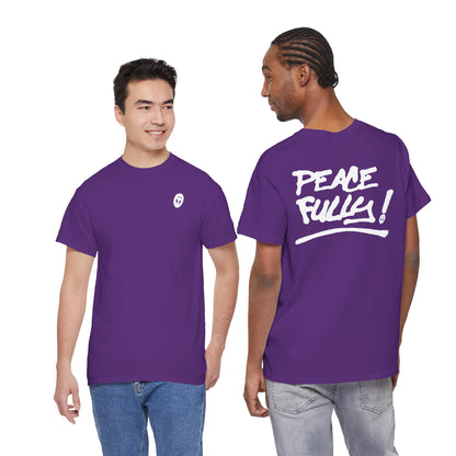 PEACEFULLY! Unisex Heavy Cotton Tee