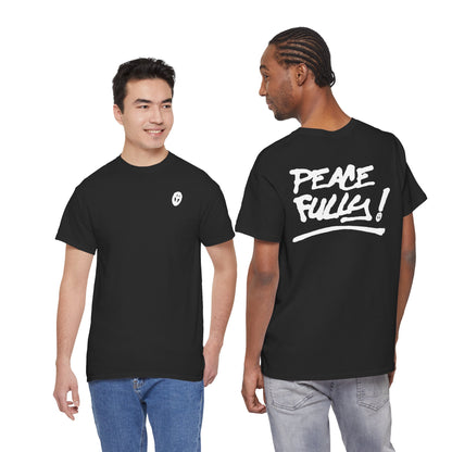 PEACEFULLY! Unisex Heavy Cotton Tee