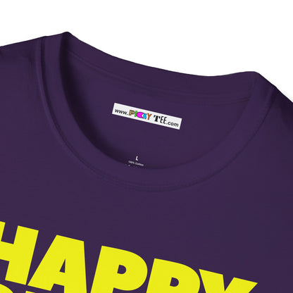 HAPPY PLACE/PEACE Unisex Softstyle 100% Cotton T-Shirt
