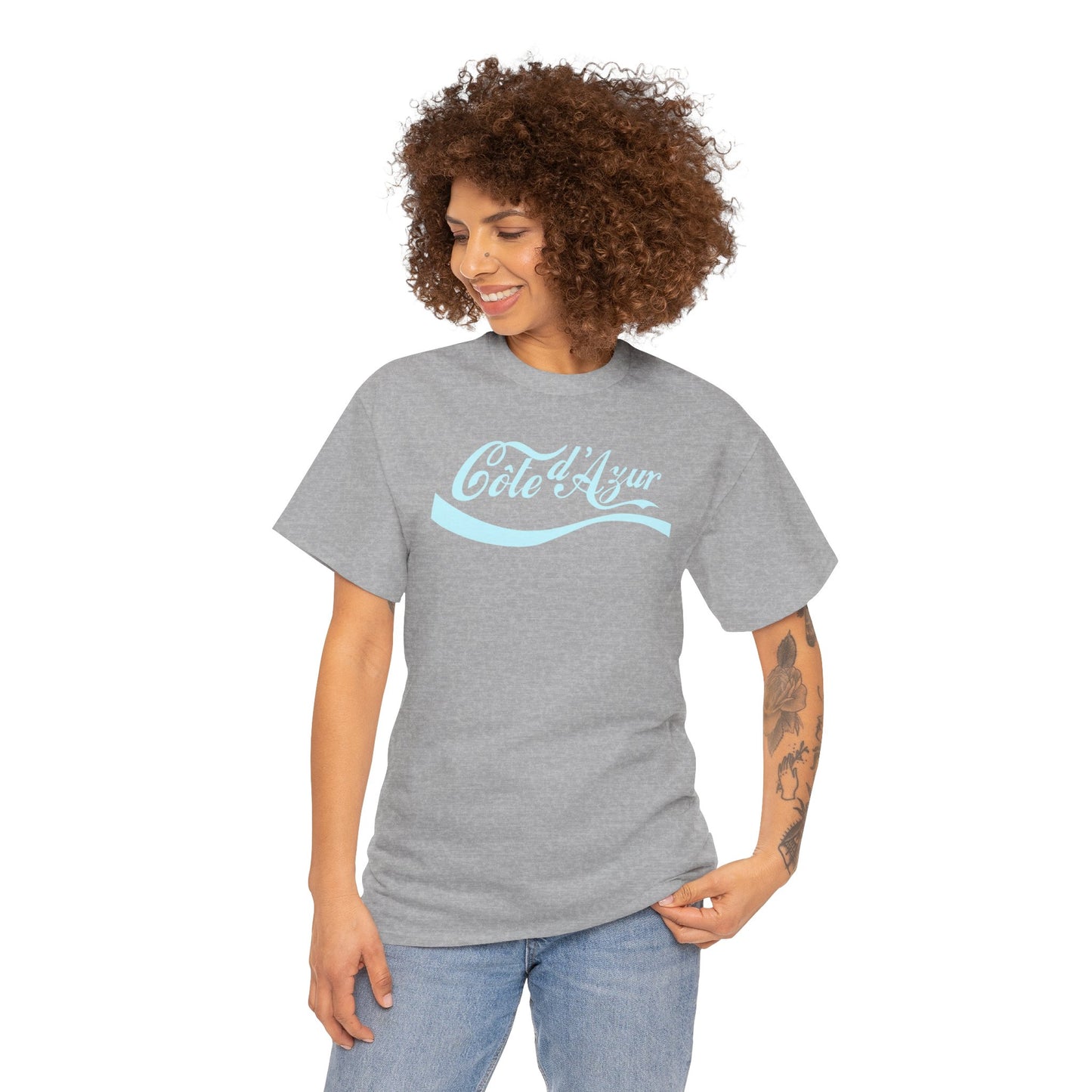 Côte d'Azur Unisex Heavy Cotton Tee