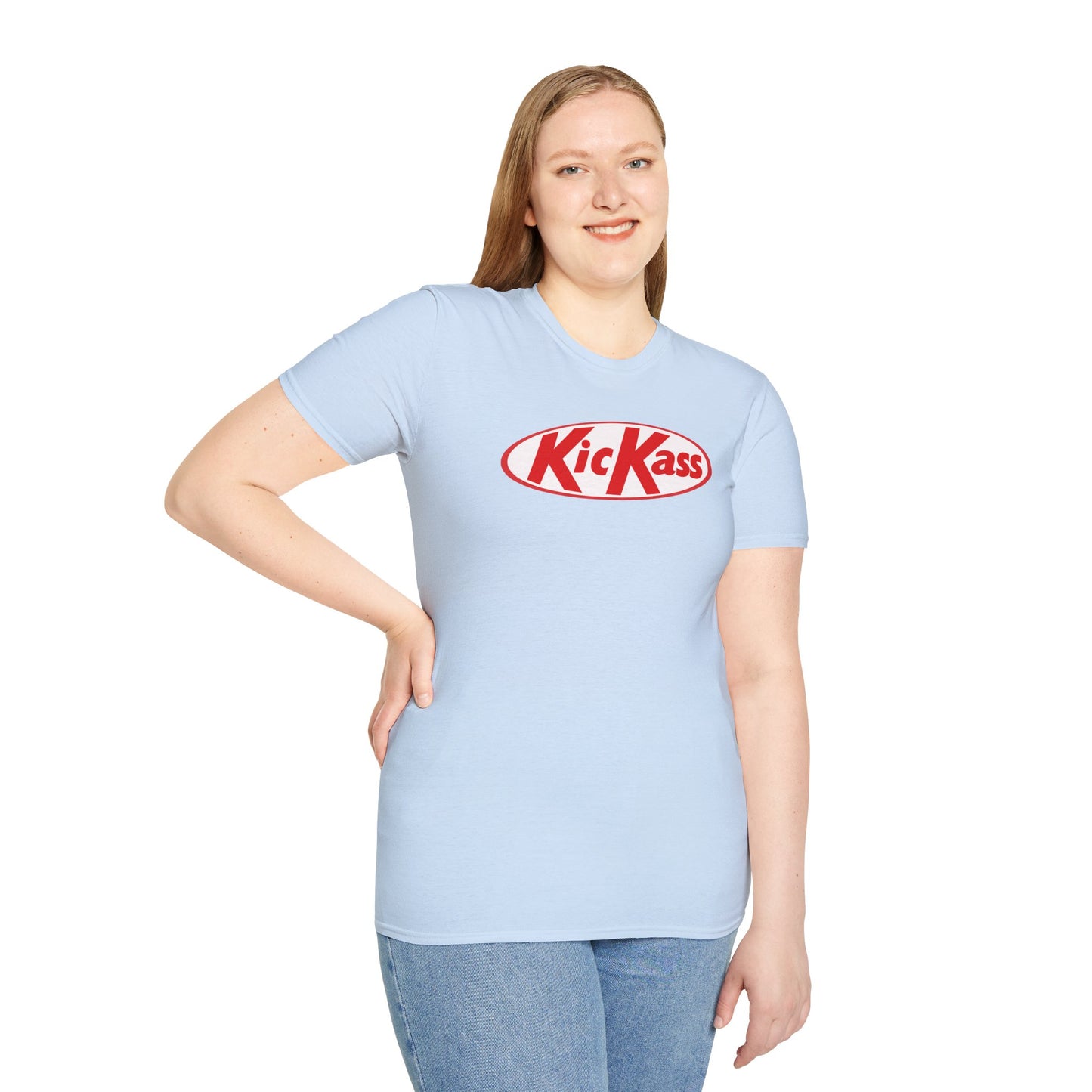 KicKass Unisex Softstyle 100% Cotton T-Shirt