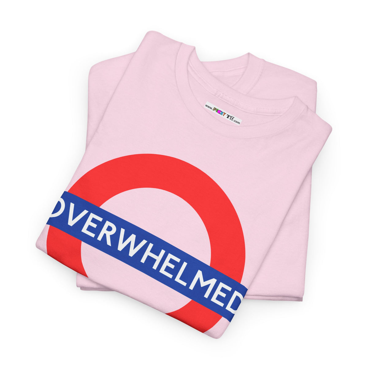 OVERWHELMED Unisex Heavy Cotton Tee