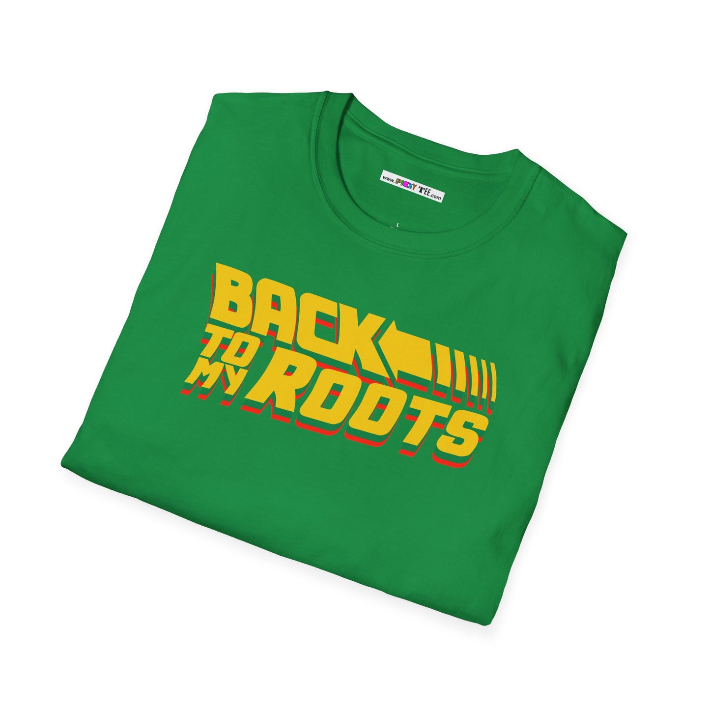 BACK TO MY ROOTS Unisex Softstyle 100% Cotton T-Shirt