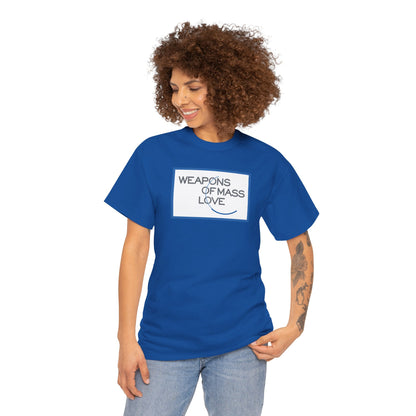 WEAPONS OF MASS LOVE Unisex Heavy Cotton Tee