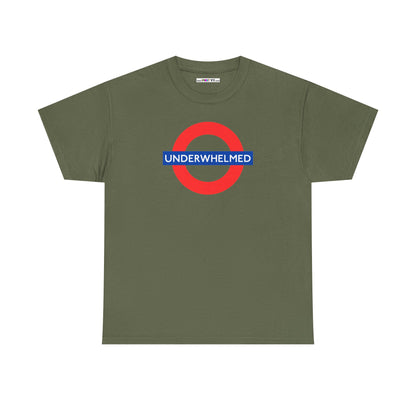 UNDERWHELMED Unisex Heavy Cotton Tee