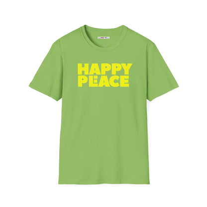 HAPPY PLACE/PEACE Unisex Softstyle 100% Cotton T-Shirt
