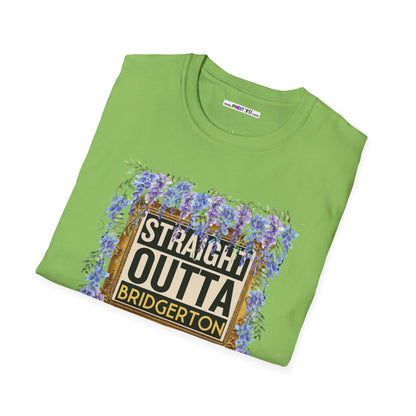 STRAIGHT OUTTA BRIDGERTON Unisex Softstyle 100% Cotton T-Shirt