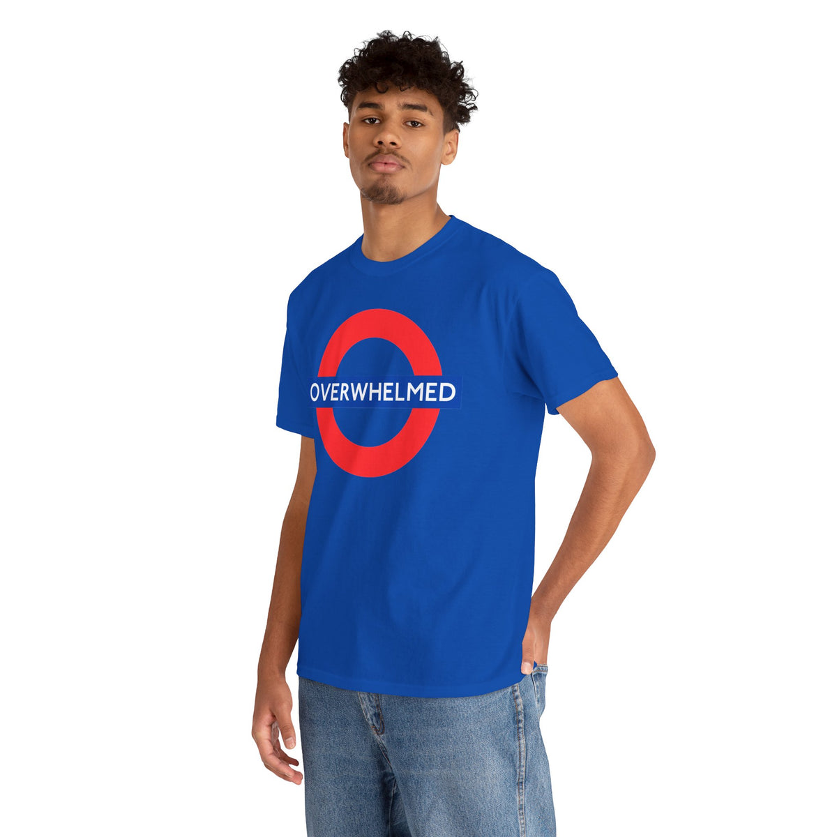 OVERWHELMED Unisex Heavy Cotton Tee
