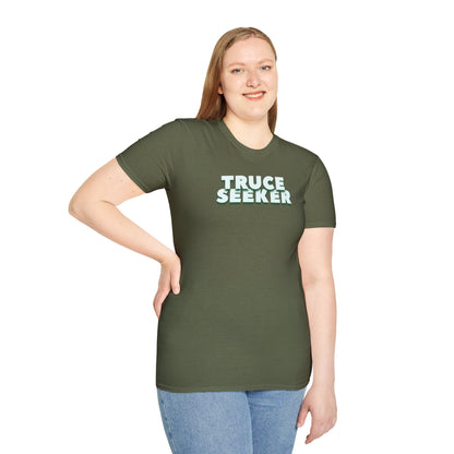 TRUCE SEEKER Unisex Softstyle 100% Cotton T-Shirt