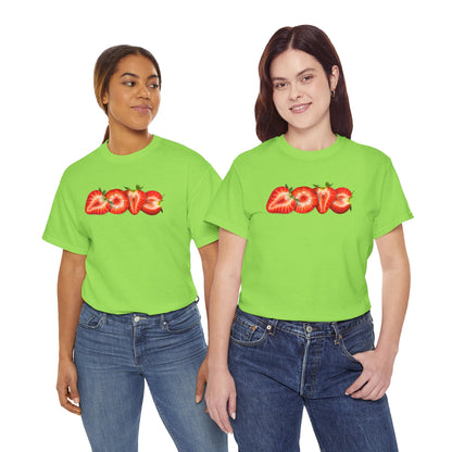 BERRY MUCH LOVE Unisex Heavy Cotton Tee