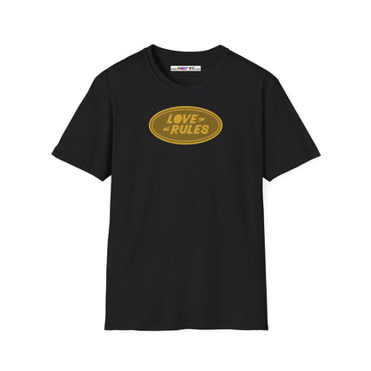 LOVE-RULES Unisex Softstyle 100% Cotton T-Shirt