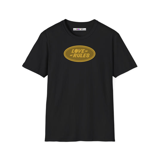 LOVE-RULES Unisex Softstyle 100% Cotton T-Shirt
