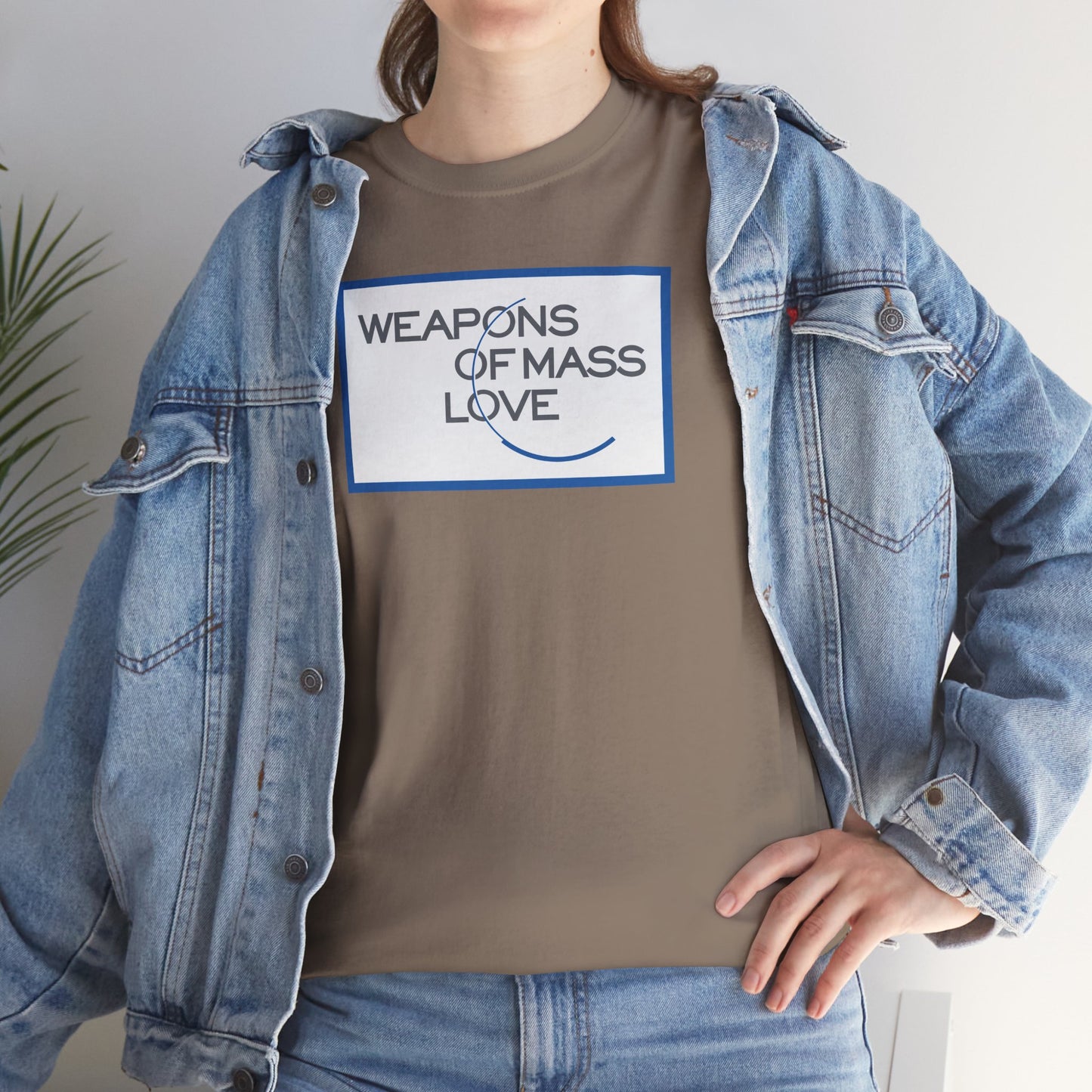 WEAPONS OF MASS LOVE Unisex Heavy Cotton Tee