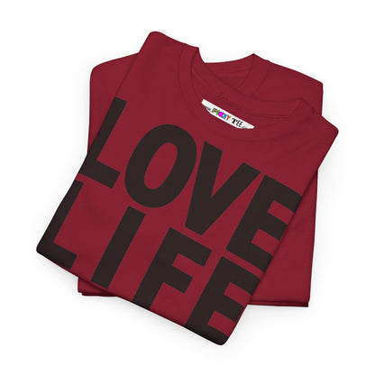 LOVE LIFE LIVE LOVE Unisex Heavy Cotton Tee