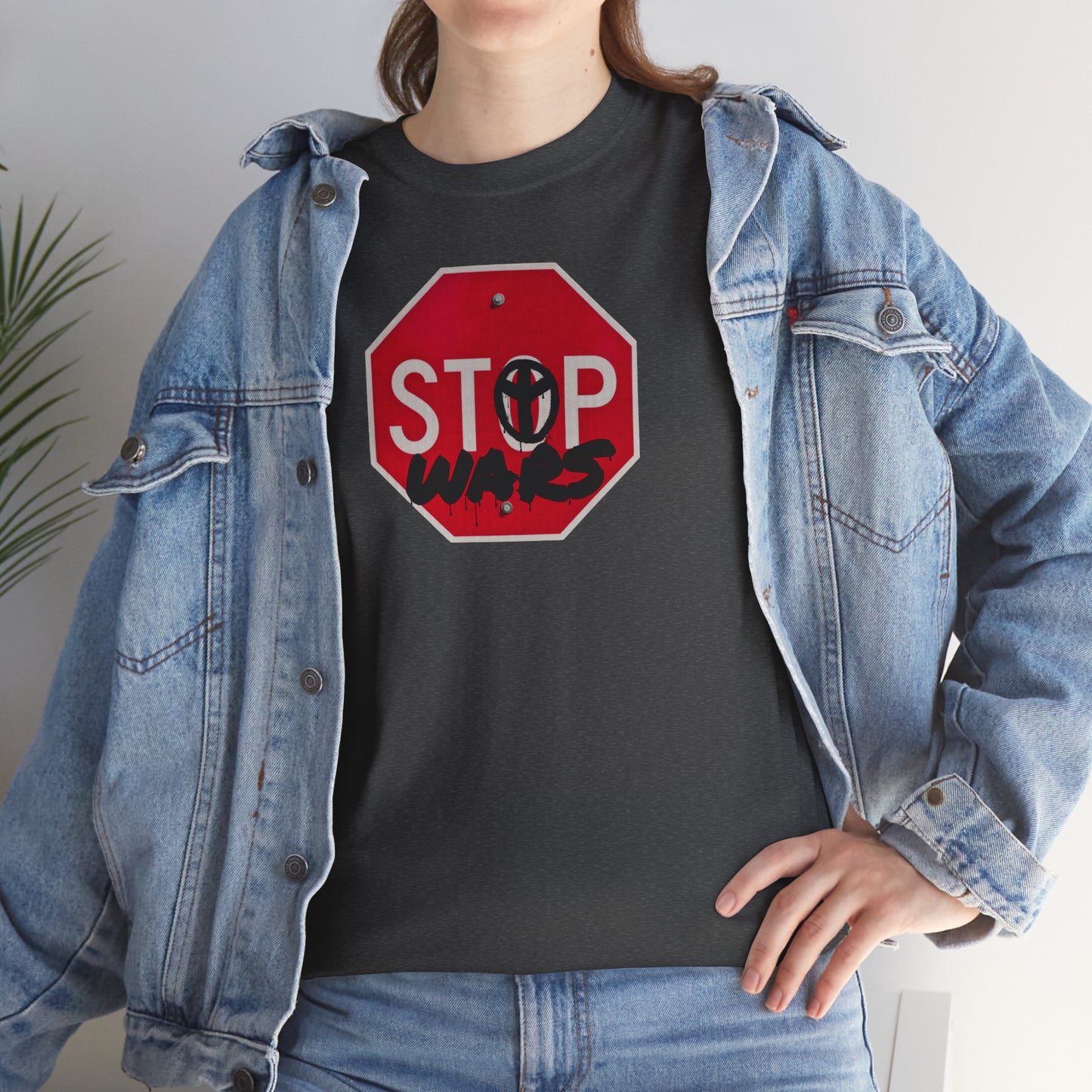 STOP wars Unisex Heavy Cotton Tee