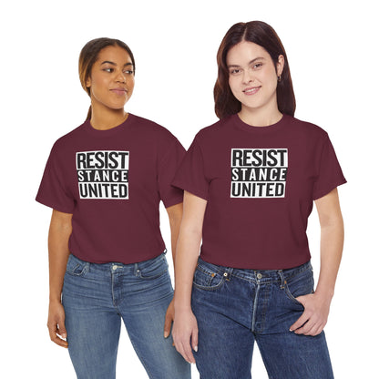 RESIST STANCE UNITED Unisex Heavy Cotton Tee