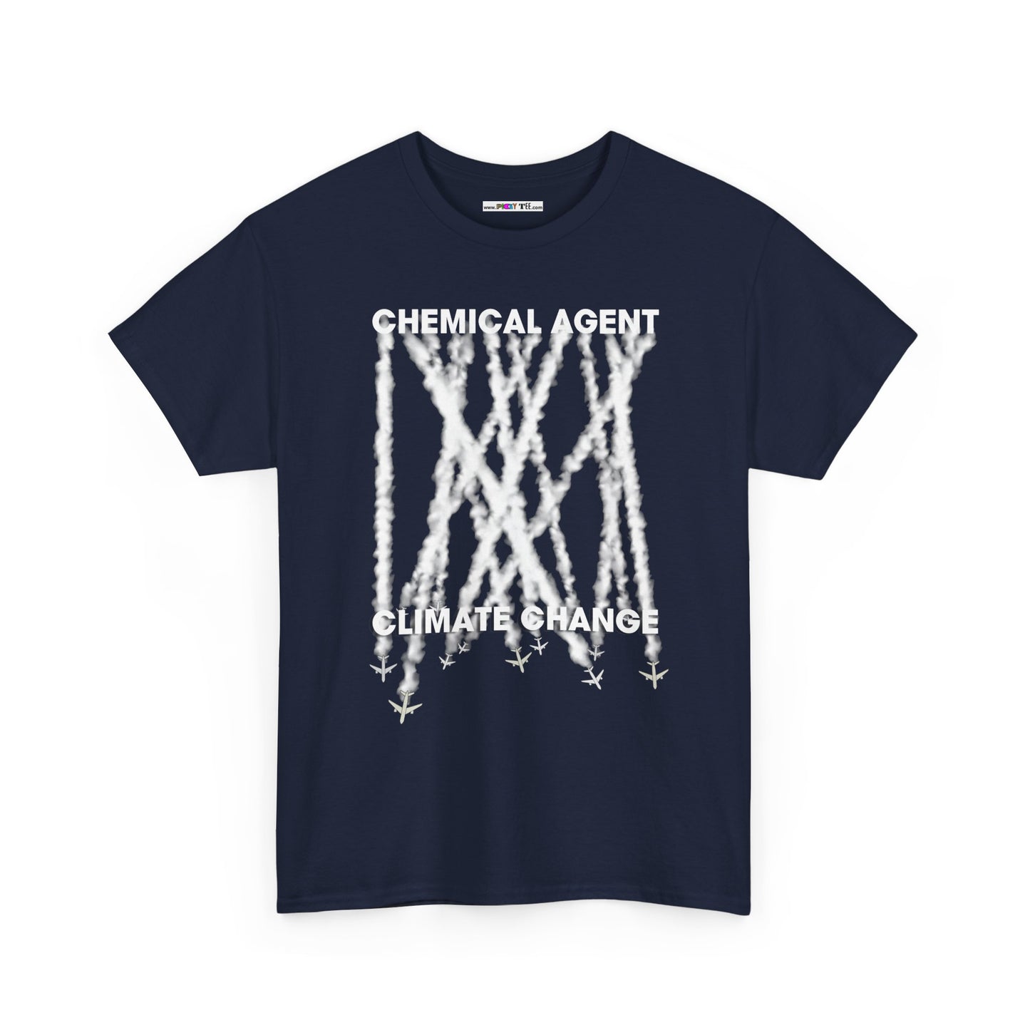 CHEMICAL AGENT/CLIMATE CHANGE Unisex Heavy Cotton Tee