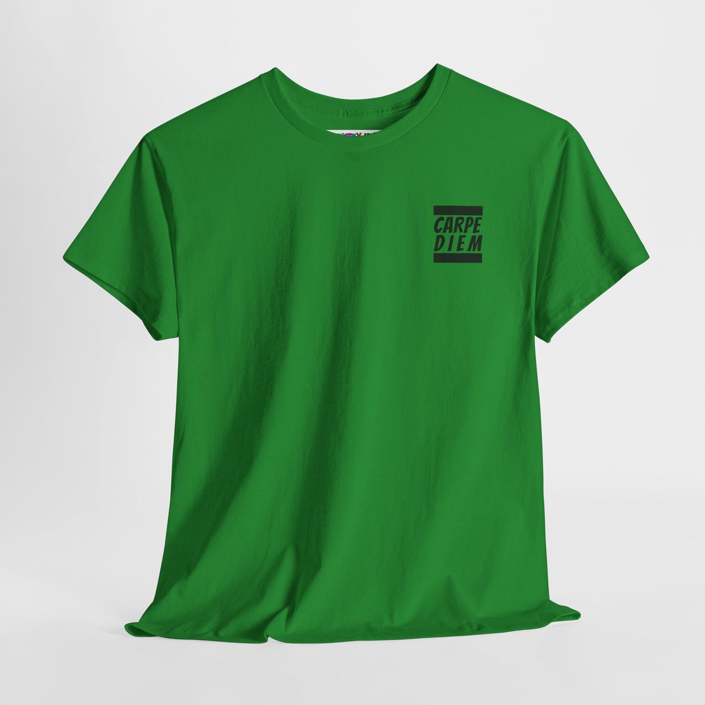 CARPE DIEM "I SEIZE DAY, PEOPLE" Unisex Heavy Cotton Tee