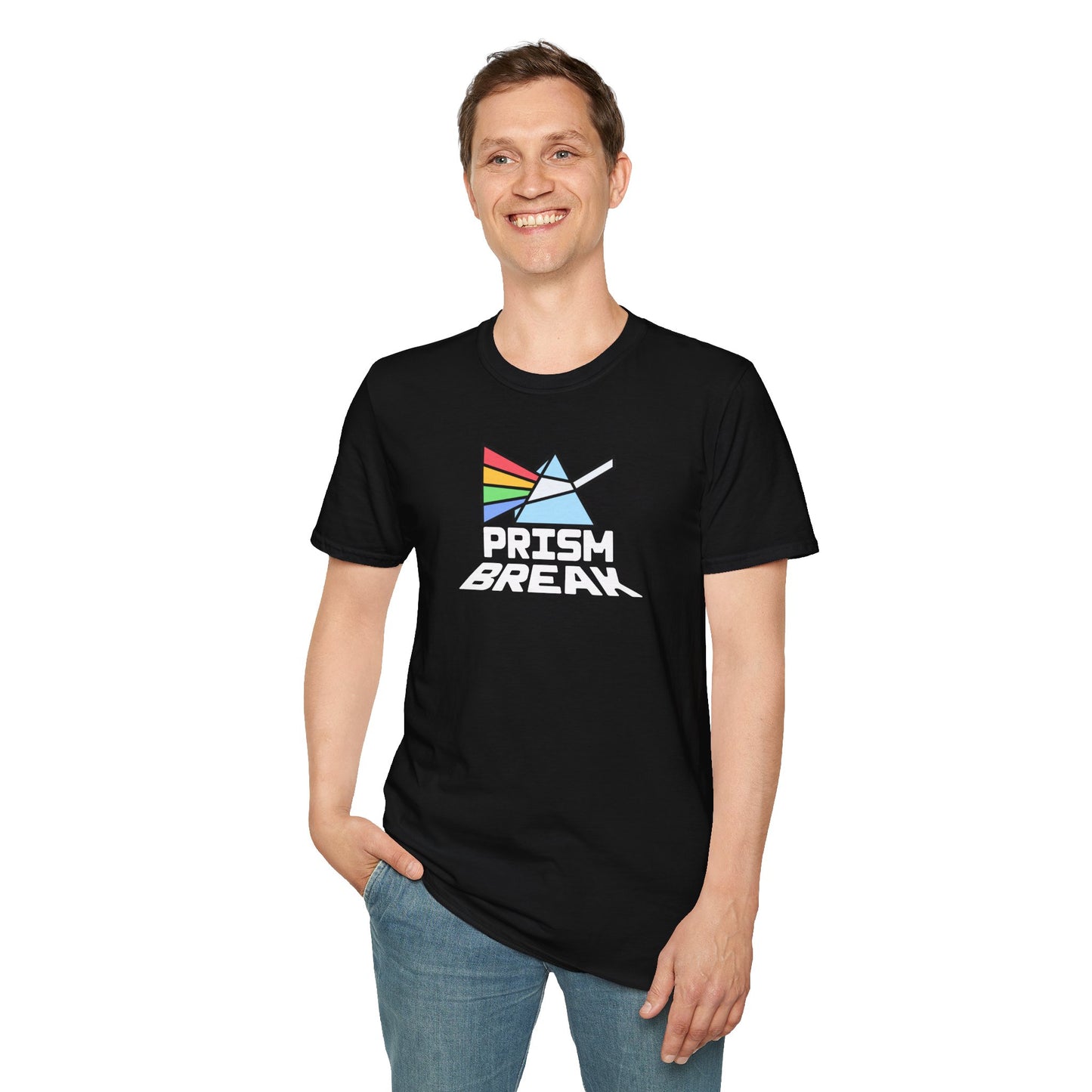 PRISM BREAK Unisex Softstyle 100% Cotton T-Shirt