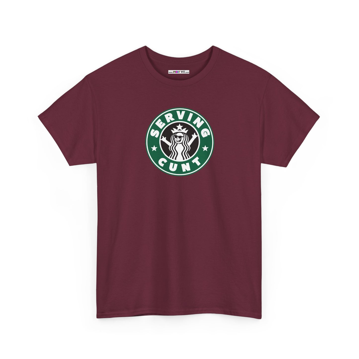 SERVINGCUNT Unisex Heavy Cotton Tee