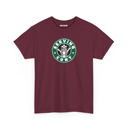 SERVINGCUNT Unisex Heavy Cotton Tee