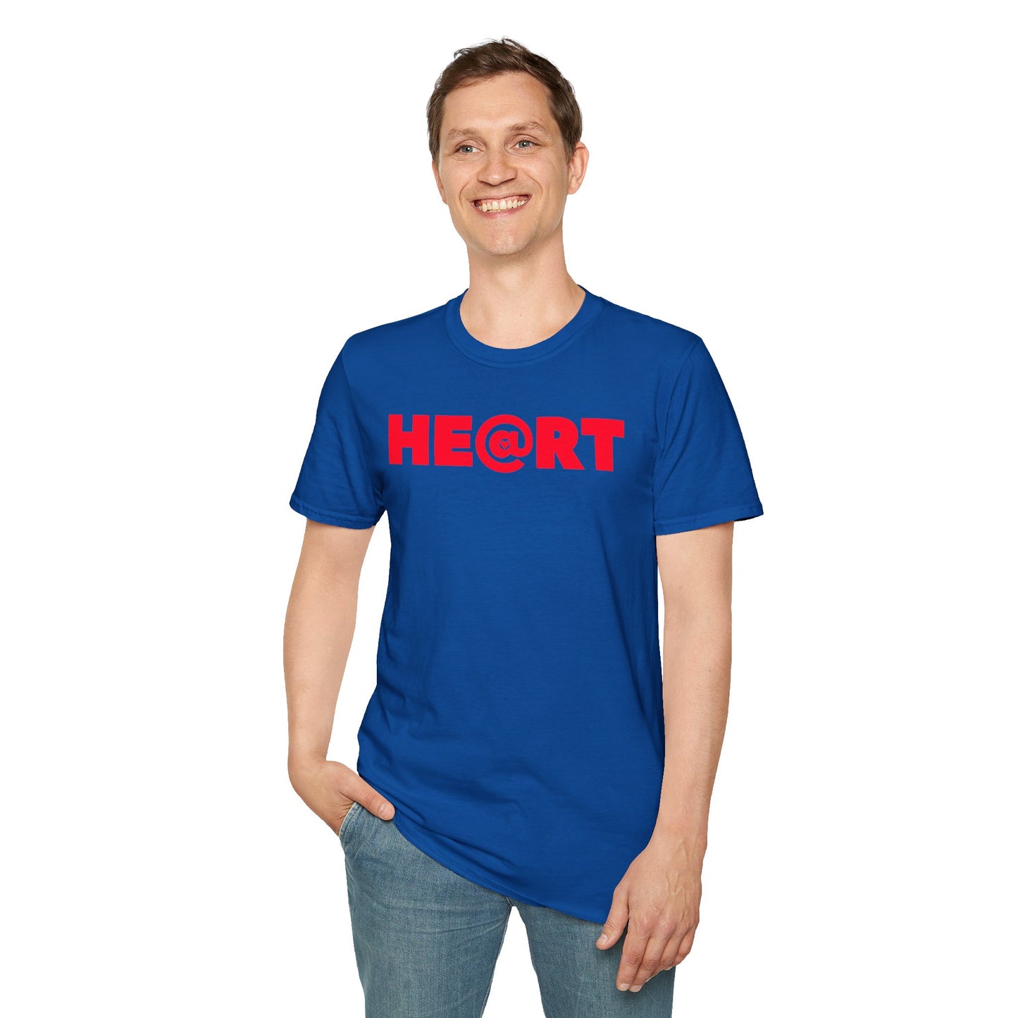 AT HEART Unisex Softstyle 100% Cotton T-Shirt