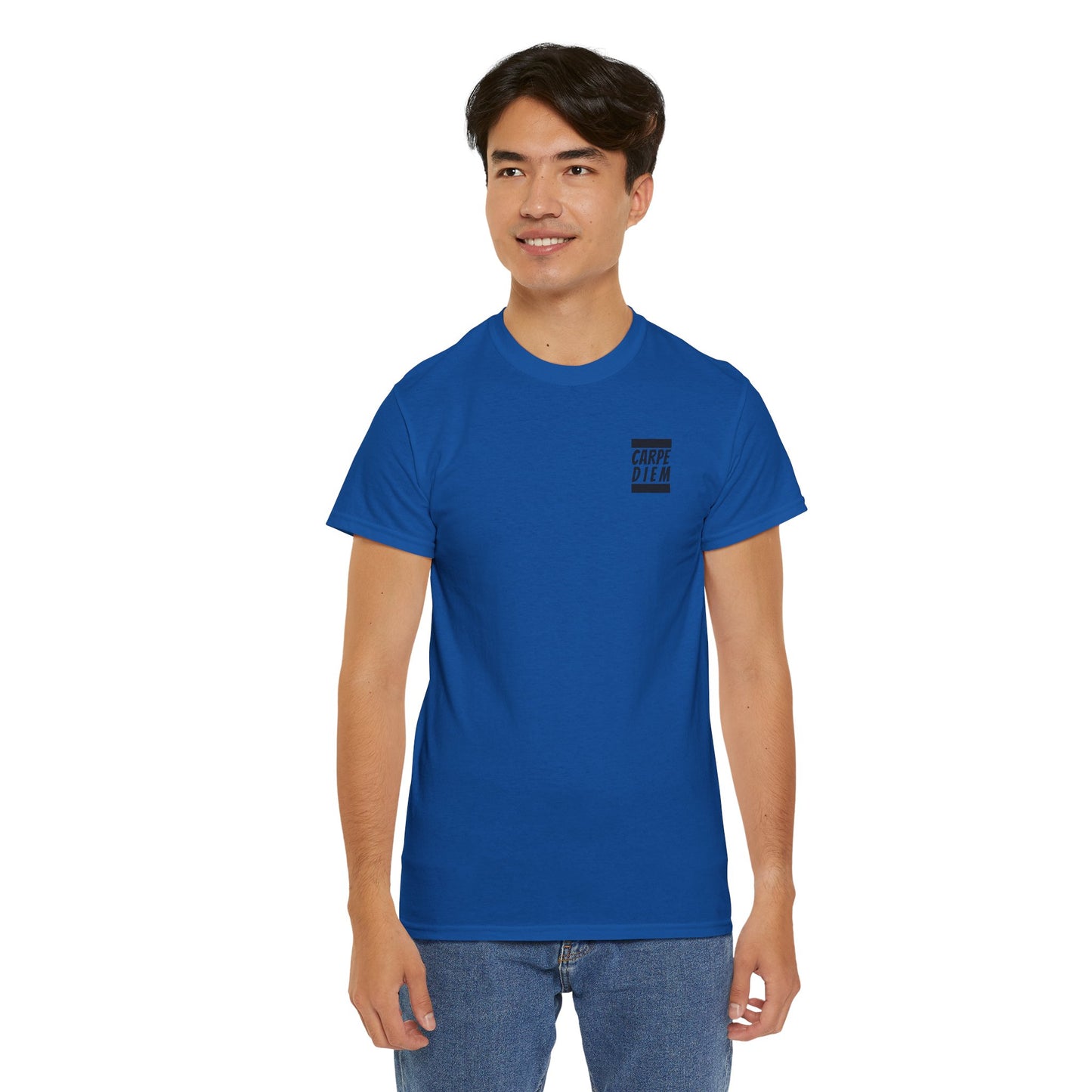 CARPE DIEM "I SEIZE DAY, PEOPLE" Unisex Heavy Cotton Tee