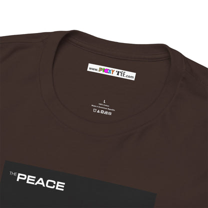 the PEACE ghost in the war-machine Unisex Heavy Cotton Tee
