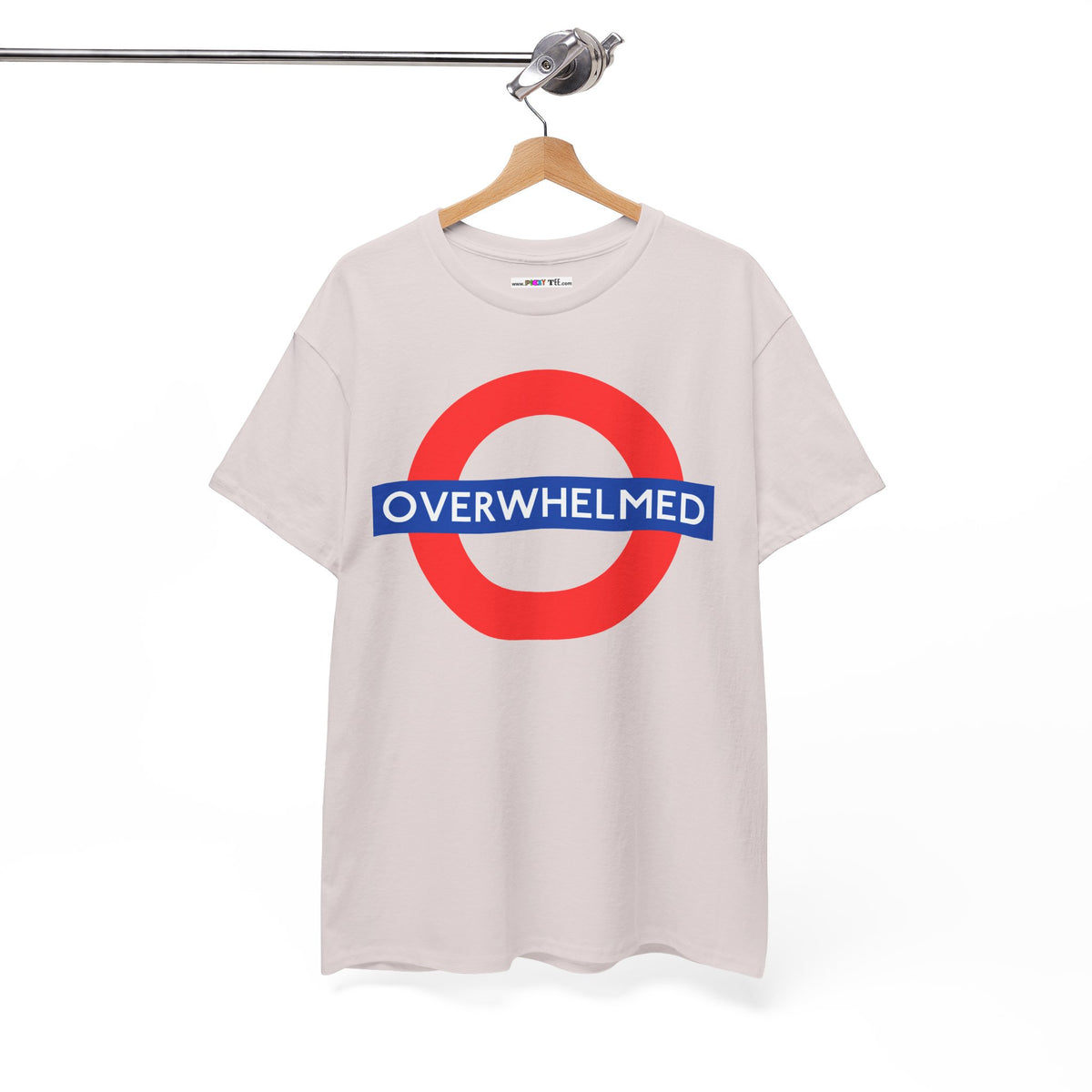 OVERWHELMED Unisex Heavy Cotton Tee