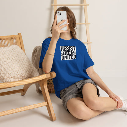 RESIST STANCE UNITED Unisex Heavy Cotton Tee