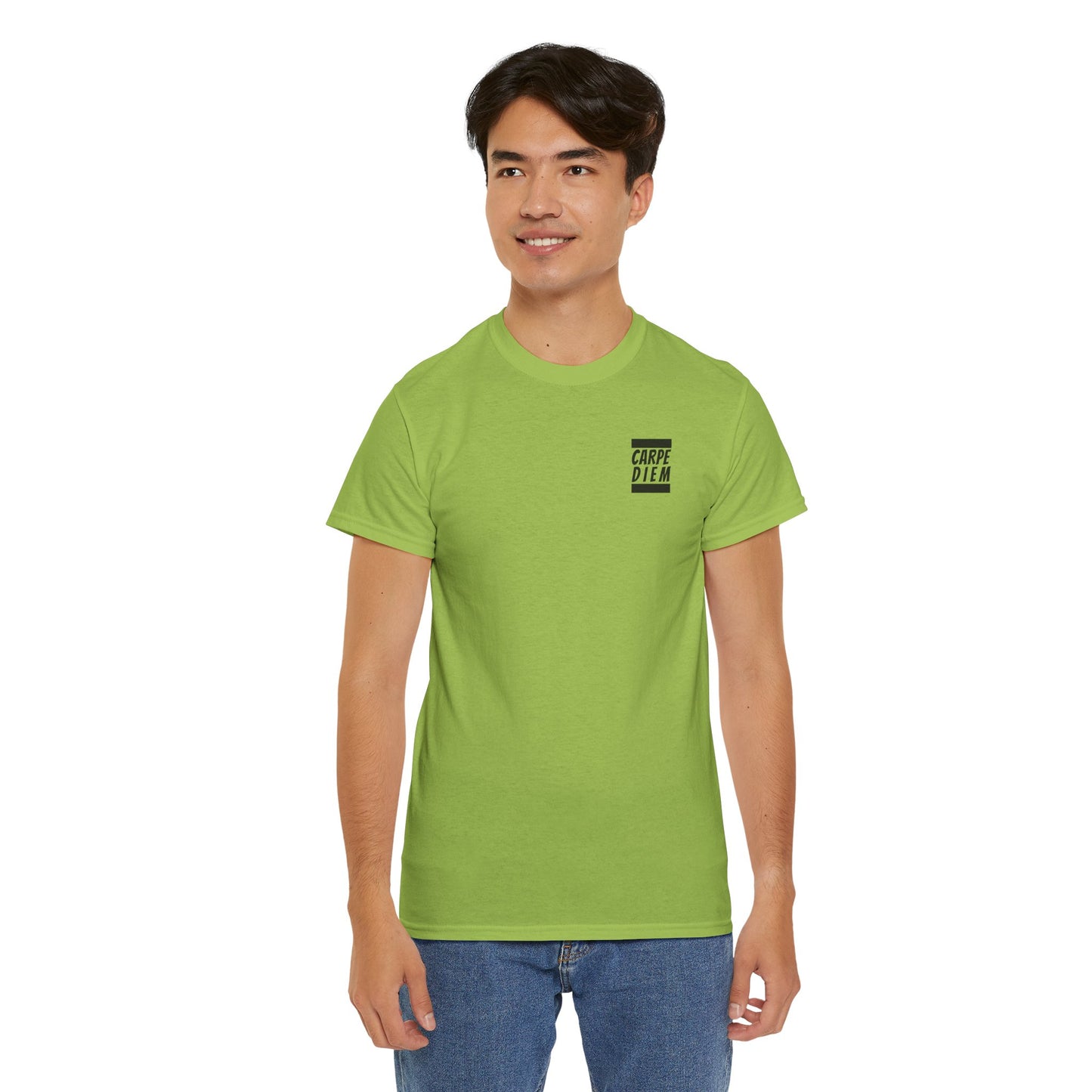 CARPE DIEM "I SEIZE DAY, PEOPLE" Unisex Heavy Cotton Tee
