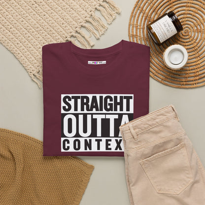 STRAIGHT OUTTA CONTEXT Unisex Heavy Cotton Tee