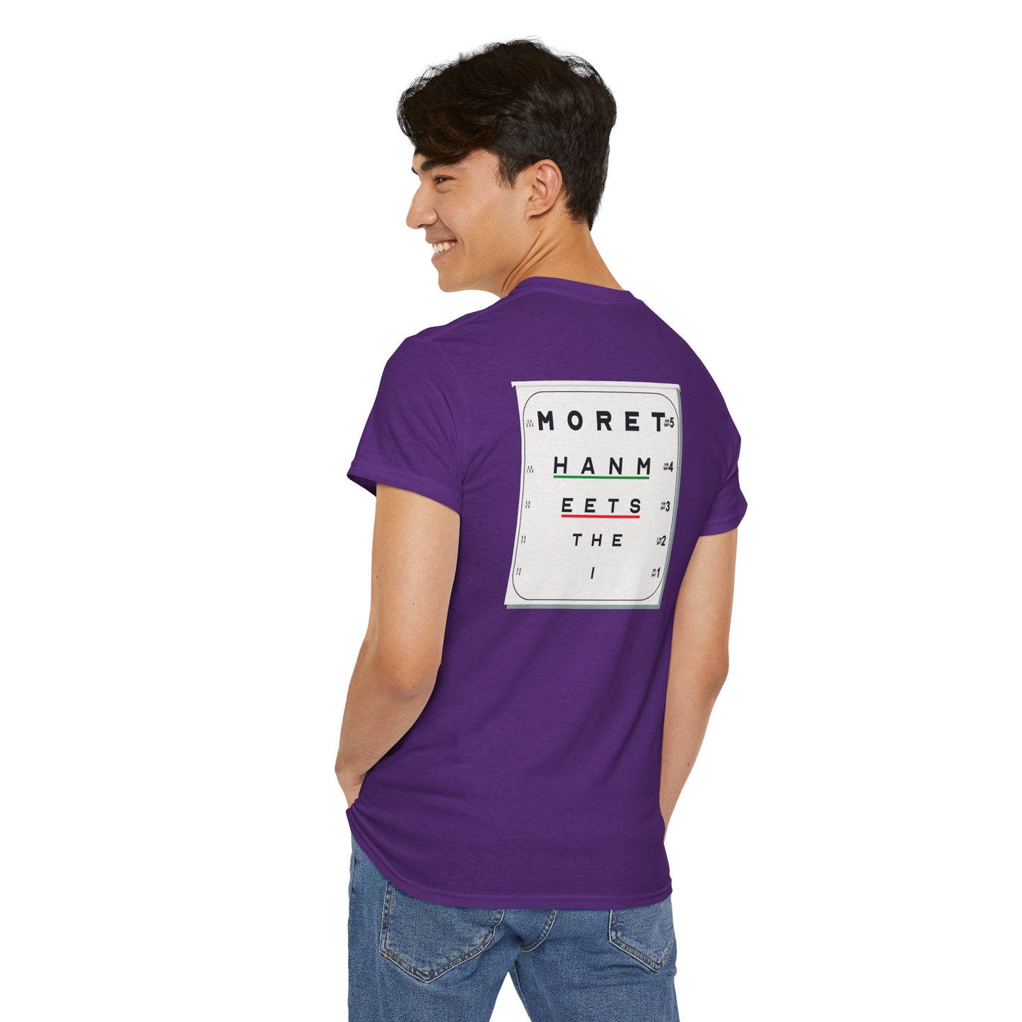 MORE THAN MEETS THE I TEST Unisex Heavy Cotton Tee